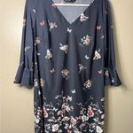 F&F  Floral Mini Dress - Navy and Pink Photo 0