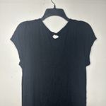 Gap Women’s Dress Large Black Short Sleeve Pleated Midi Dress with Pockets Photo 9