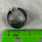 Pierced Earrings 3 Pair Dark Color Shade Hoop Drop Dangle Goth Metal Beaded Black Photo 11