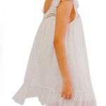 Free People  Olivia Gauze Babydoll Dress Ivory L Photo 1