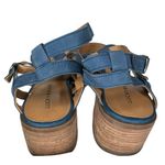 Lucky Brand  Blue Heeled‎ Sandals Photo 3