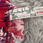 Free People Red and White Wide-Leg Pants Photo 6