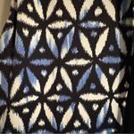 Tommy Bahama Zebra Lace Up Spa Cover Up Dress Sz XXS Vacation Swim Beach Blue Photo 3