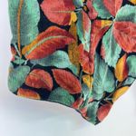 Vintage Corduroy Vest 90s Fall Plants Retro Academia Button Front Medium Photo 4