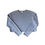 Aritzia  Sunday Best Baby Relaxed waffle-knit longsleeve In Heather Gray Photo 7