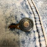 Jordache Vintage 80s 90s Acid Wash Light Denim Jean Jacket Stone Wash Cropped L Photo 5