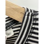 OPUS Black White Somira Stripe Short Sleeve Tee Shirt Women's Size 40 Photo 5