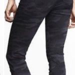 EXPRESS Camo Black Cropped Jeggings Photo 1