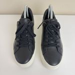 Vince  Benfield Black Leather‎ Platform Sneakers Low Top Womens Sz 7 US -Ret $250 Photo 1
