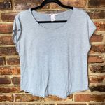 Victoria's Secret  Gray Short Sleeve Sleepwear Pajama Top Women's Size XS Photo 0