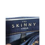 White House | Black Market WHBM The Skinny Mid Rise Jeans 4 Ankle Zipper Buckle Casual Normcore Preppy Work Photo 8