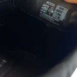 Ecco EUC  Leather Soft 7 Slip-On Sneaker Flats Black Size 7 Retail $160.00 Photo 3