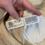 ZARA ‎ Linen Beige Buttoned Blazer Womens Size M Business Preppy Photo 6