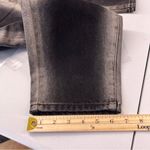 Adika Black Denim Ombré Sides High Rise Tapered Leg Jean Size M Photo 14