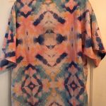 America & Beyond Tie Dye Short Dolman Sleeve Pullover Blouse M NWT Size M Photo 8