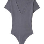 Abercrombie & Fitch  Seamless V-Neck Bodysuit Medium Photo 0