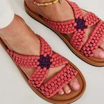 Free People NWT  Edge Water Woven Sandals in Salsa Photo 1