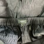 Theory Black/ midnight blue Straight Leg Women's Pants Photo 4