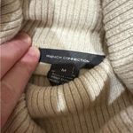 French Connection 🤍  Ribbed Cowlneck Sweater – Light Oatmeal, Size Medium Photo 3