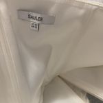 NWOT Sau Lee Fleur white 3d floral strapless Mini Dress sz 12 Photo 5