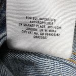 Pilcro and the Letterpress  Cable Knit Sweater Sleeve Denim Jean Jacket Size SP Photo 13