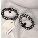 Musi Chain Link Shoe Clips Gold Tone Gun Metal Black Vintage Accessories Photo 1