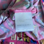 Tracy Negoshian Pink Beach Graphic Wrap Dress Size Small Photo 7