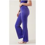 Athleta  Elation Velvet Flare Pant‎ Noble Bleu NWT Size S Photo 10
