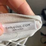 Chic Soul NWOT Chic‎ Soul Womens Light Grey Camo Sleeve Oversized Tee Size 3XL Photo 3