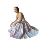 1980s ZUM ZUM Pink Strapless Beaded Sweetheart Prom Dress – ILGWU USA small Photo 11