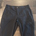 Athleta Black Trekkie Crop Pant Sz 10 Photo 1