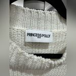 Princess Polly  Cream Crew Neck Sweater Photo 8