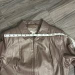 Outfit JP Metallic Brown Leather Jacket with Sheen – Size S Photo 11
