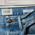 frame denim FRAME Le Original Distressed Light Wash Cropped Jeans Size 27 Photo 4