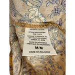 Pleione 🤯4/$15  Floral Tank Top Ruffle Sleeveless Casual Blouse Mustard Yellow M Photo 3