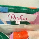 Parker  Weslyn Tropical Belted Linen Mini Dress Size 6 Photo 1