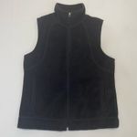 kim rogers  Fleece Vest Jacket full zip polyester black mock neck Size Medium Photo 7