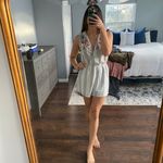 Blu Pepper Floral embroidered Romper Photo 1