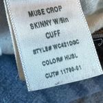 Hudson Jeans Hudson Muse Crop Skinny Jeans Hustle Wash Denim Raw Step Hem Size 30 Women's Photo 13