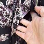 Free People Like New Smooth Talker Tunic Top Black Floral Size Small Photo 6