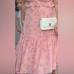 Love Shack Fancy Pink Floral Dress Photo 4