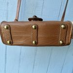 Dooney & Bourke Vtg Essex Tan Pebble Leather Crossbody Purse Adjustable Strap Photo 3