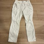 Judy Blue  82276 Boyfriend Fit White Distressed Jeans Size 16W Photo 1