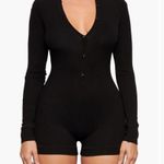 SKIMS  soft lounge henley romper  Photo 0