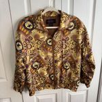 Studio Sportif silk full zip equestrian jacket size small Brown Photo 0