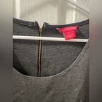 Sunny Leigh  Charcoal Sleeveless Top with Gold Zipper Photo 2