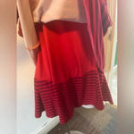 Agnes & Dora  Tiered‎ Tunic Size XL Red EUC! Photo 2