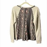 Miss Me  Floral Blouse Back Sweater Size‎ Smal Photo 1