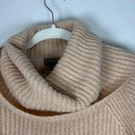 J.Crew Point Sur Mohair & Wool Blend Ribbed Turtleneck Rib Knit Sweater Pale Peach Sz S Photo 4