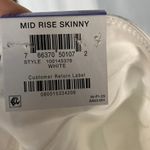 INC  International Concepts Mid-Rise Skinny White Distressed Jeans Women 18/34‎ Photo 10